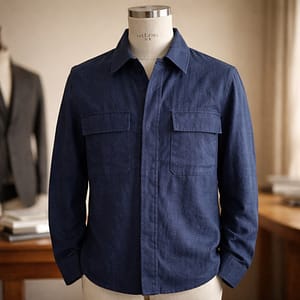 SAND COPENHAGEN Aiden Linen Overshirt