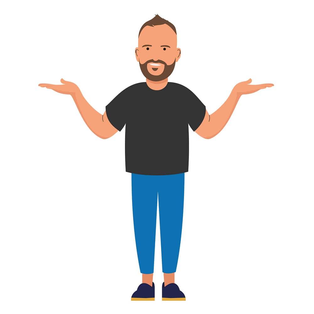 cartoon image of Matt Elener