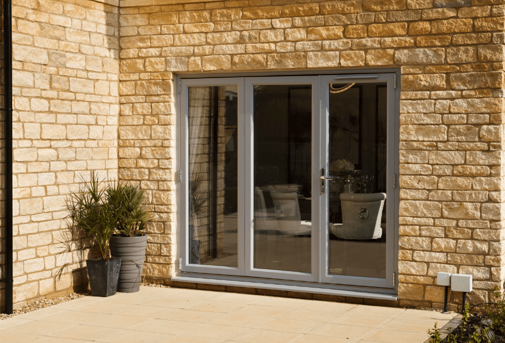aspect anthracite grey bi-fold doors