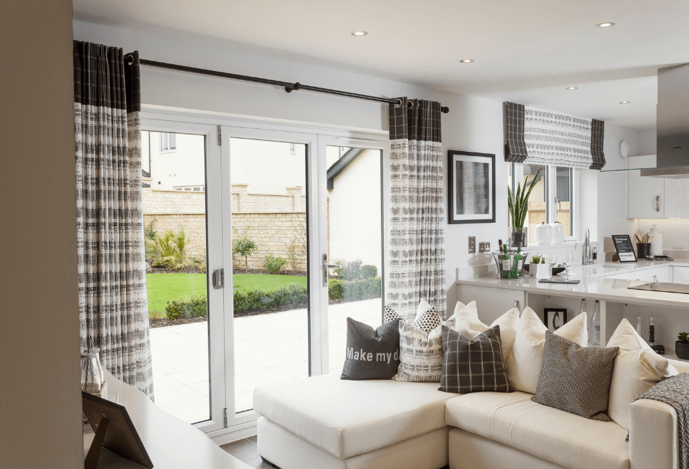 aspect bi-fold door in white