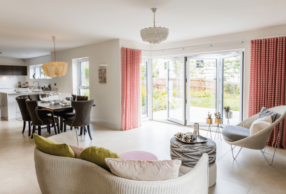 aspect bi-fold door in white