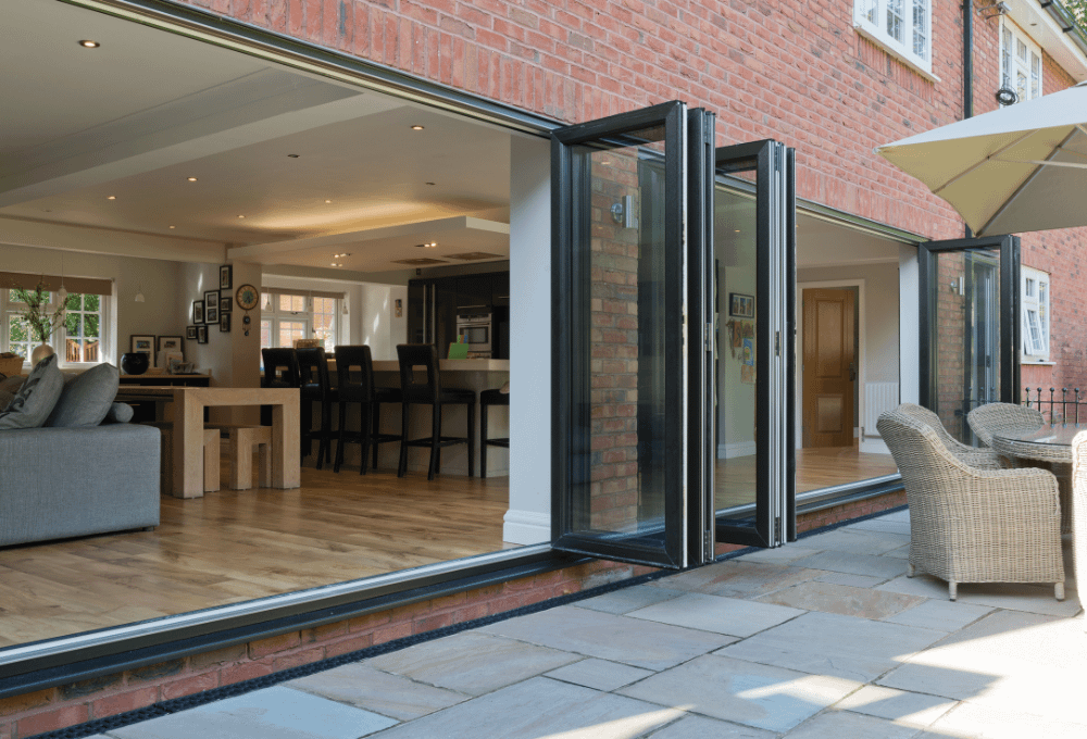 bi-fold door anthracite grey