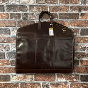 LOAKE London Leather Suit Carrier