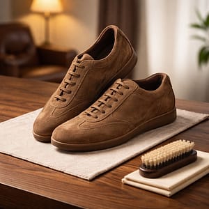 LOAKE Mayfair Sneakers In Flint Suede