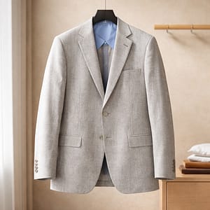 SEVENTY SIX 2 Piece Sand Linen Suit
