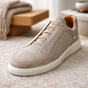 AMBITIOUS Perforated Suede Sneakers