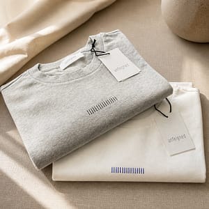 UNFEIGNED Logo Tee White & Grey