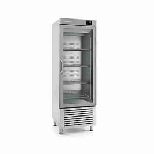 Upright Single Hinged Glass Door Refrigerator
