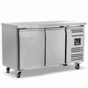 Double Hinged Door Deep Counter Refrigerator