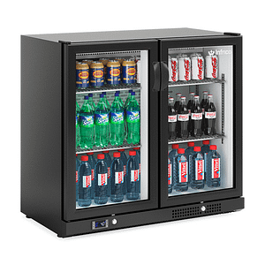 Double Hinged Glass Door Bottle Cooler