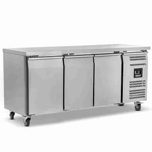 339L Slimline Triple Hinged Door Counter Freezer