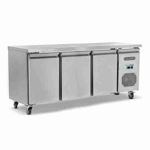 Triple Hinged Door Counter Freezer