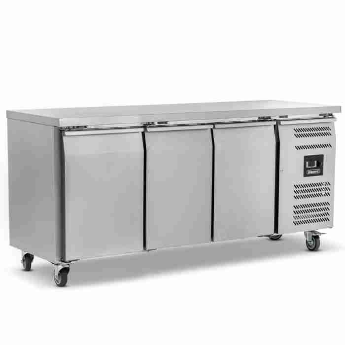 339L Slimline Triple Hinged Door Counter Freezer